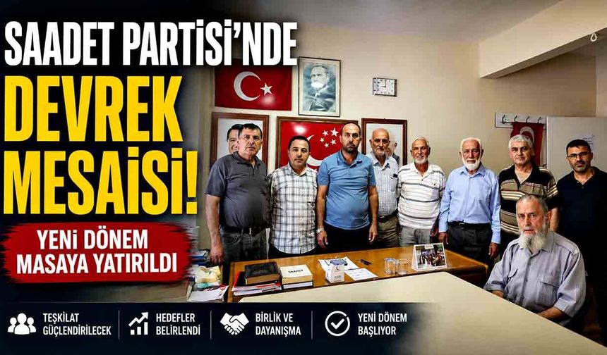 Saadet Partisi İl Başkanından Devrek İlçe Teşkilatına ziyaret