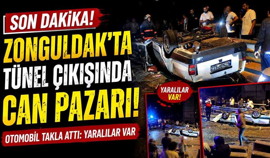 Zonguldak'ta Tünel Çıkışında Can Pazarı