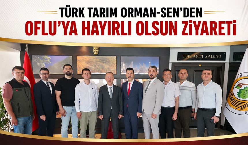 Türk Tarım Orman-Sen'den Bölge Müdürü Halil Oflu'ya ziyaret