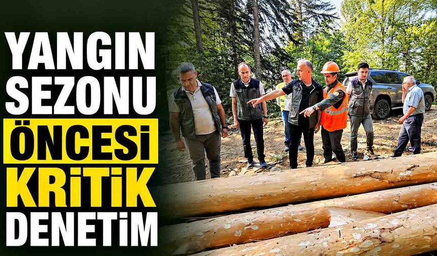 Orman Bölge Müdürü Sahada İncelemelerde Bulundu