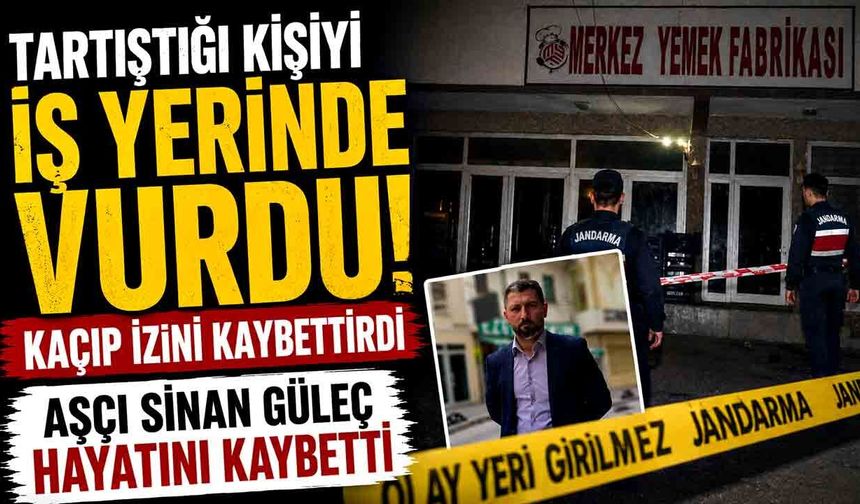 Tartıştığı Kişiyi İş Yerinde Vurdu! Kaçıp İzini Kaybettirdi