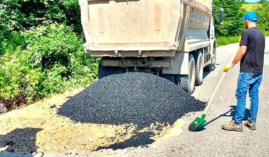 Yığılca’da asfalt çalışmaları hız kazandı