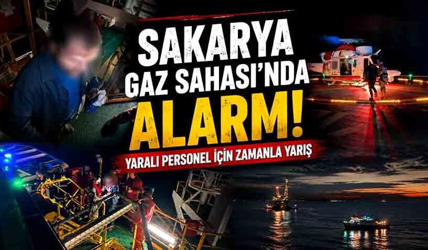 Yıldırım Sondaj Gemisi'ndeki yaralıyı Sahil Güvenlik kurtardı