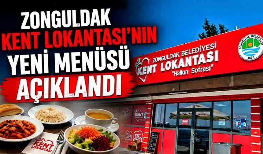 Zonguldak Kent Lokantası'nın Yeni Menüsü Açıklandı