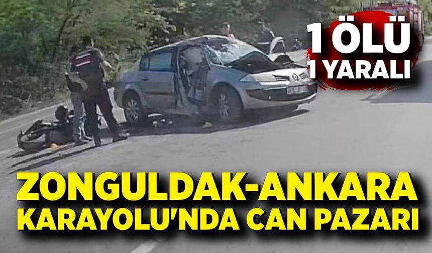 Zonguldak-Ankara Karayolu'nda kaza: 1 ölü, 1 ağır yaralı