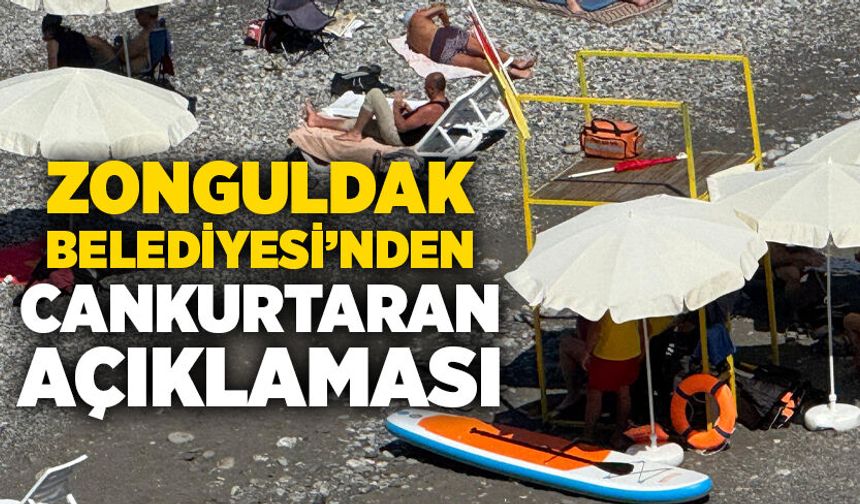 Zonguldak Belediyesi’nden Cankurtaran Açıklaması