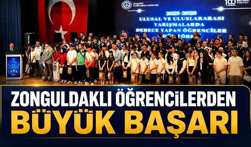 Zonguldaklı öğrencilerden büyük başarı