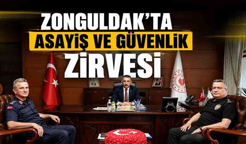 Zonguldak'ta asayiş ve güvenlik zirvesi