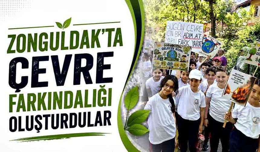 Zonguldak’ta Çevre Farkındalığı Oluşturdular