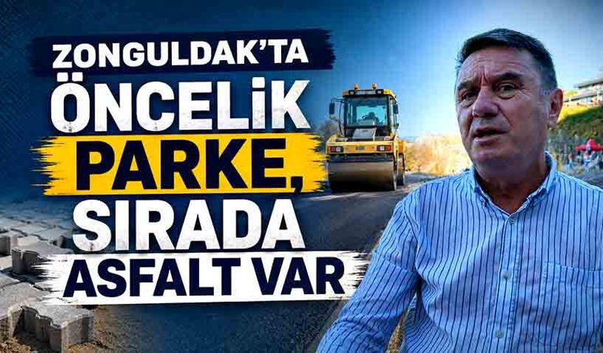 Zonguldak’ta öncelik parke, sırada asfalt var