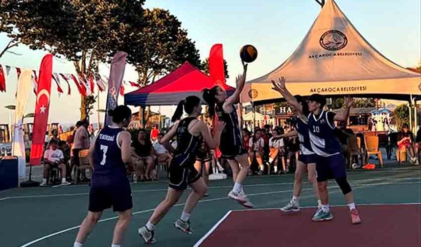3x3 sokak basketbolu şampiyonları Bolu ve Muğla oldu
