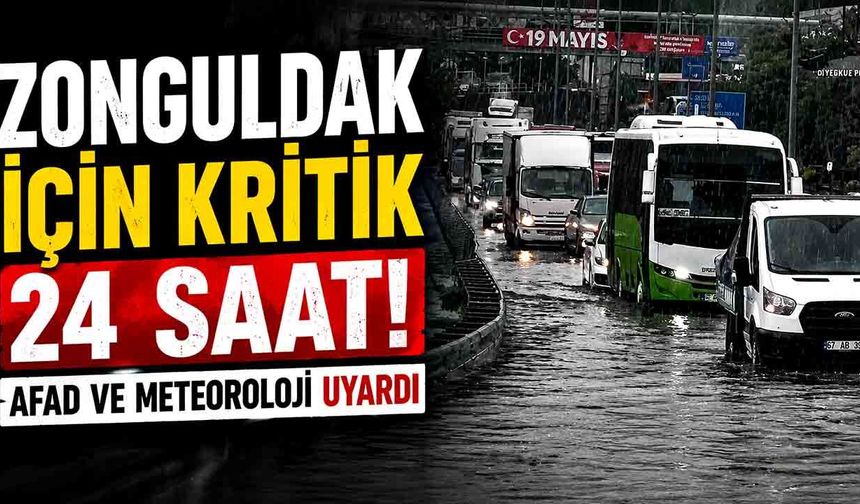 Batı Karadeniz için kuvvetli yağış uyarısı: Zonguldak da listede