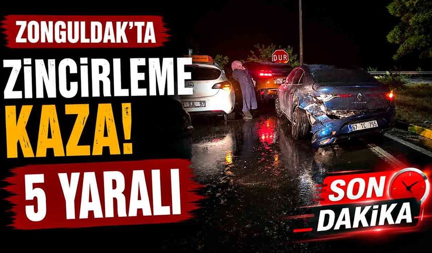 Alaplı'da Feci Kaza! Otomobil Takla Attı, 5 Yaralı