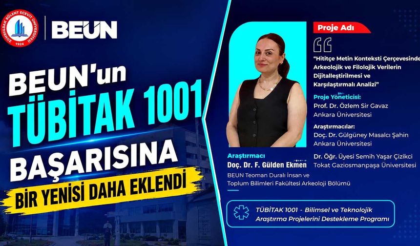 BEUN’un TÜBİTAK 1001 Başarısına Bir Yenisi Daha Eklendi