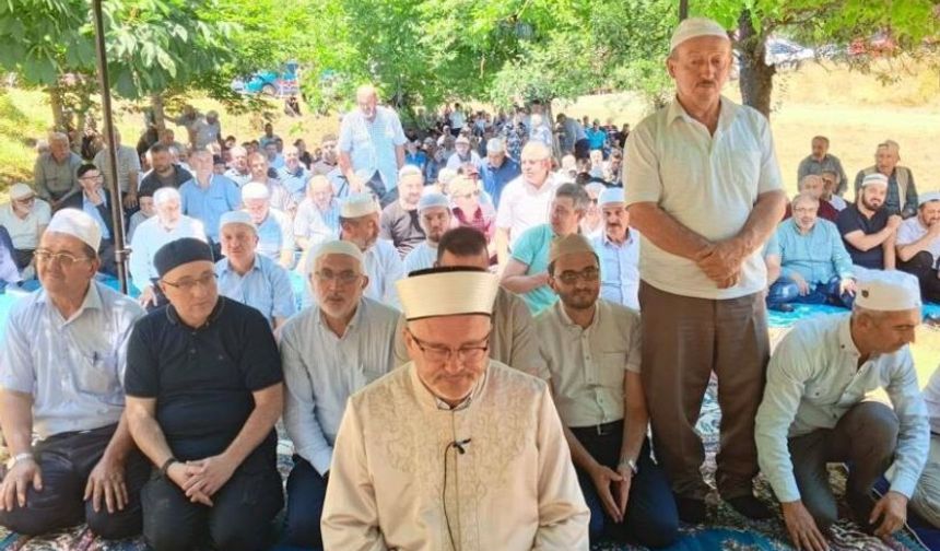 Bolu'da yağmur duası yapıldı