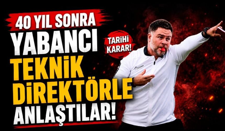 Boluspor, 40 yıl sonra yabancı teknik direktörle anlaştı