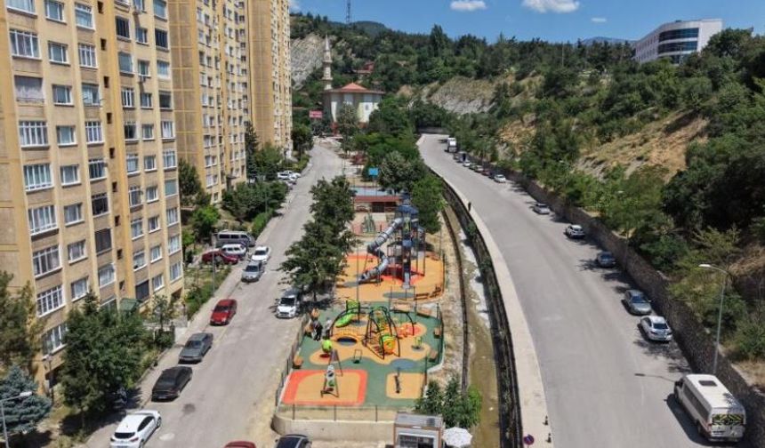 Karabük'te Cevizkent TOKİ Tema Parkı'nda sona gelindi