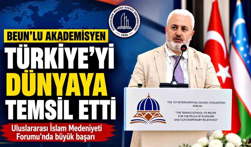 BEUN Akademisyeni Uluslararası Bilim Zirvesinde Kürsüye Çıktı