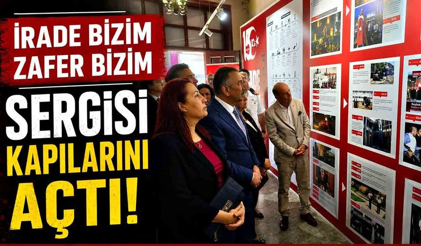 Zonguldak'ta Anlamlı Açılış: "İrade Bizim Zafer Bizim" Sergisi Kapılarını Açtı!