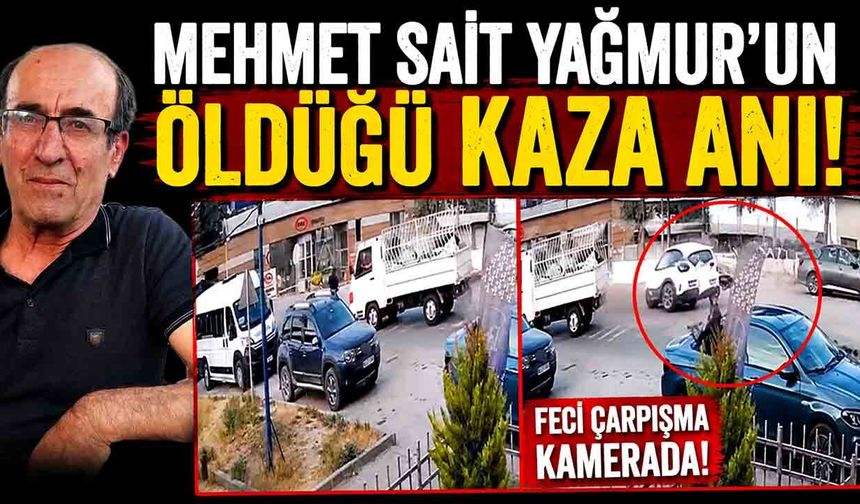 Bolu'da 1 kişinin öldüğü feci kaza kamerada