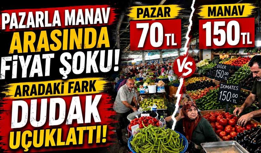 Arada uçurum var