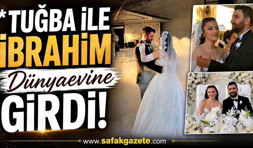 Tuğba Çınar ile İbrahim İletmiş Dünyaevine Girdi!