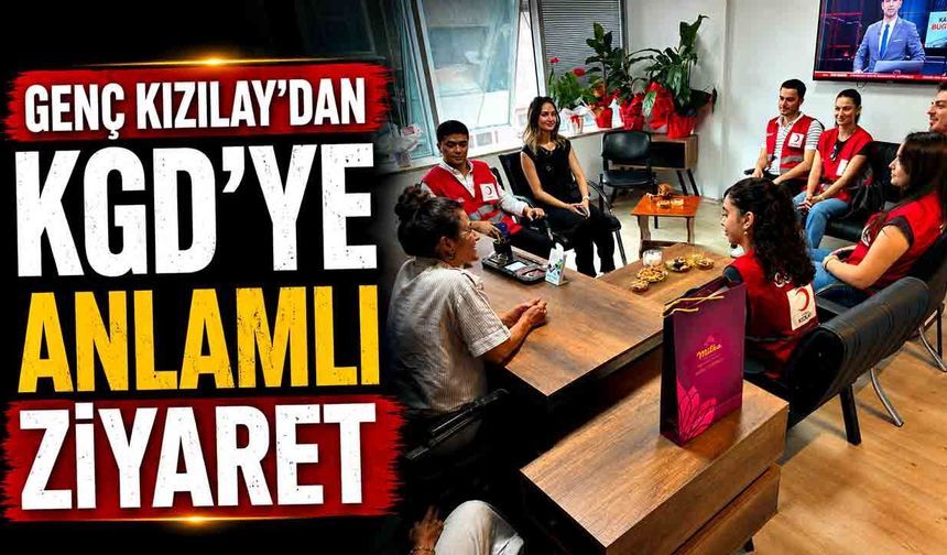 Genç Kızılay’dan KGD’ye anlamlı ziyaret