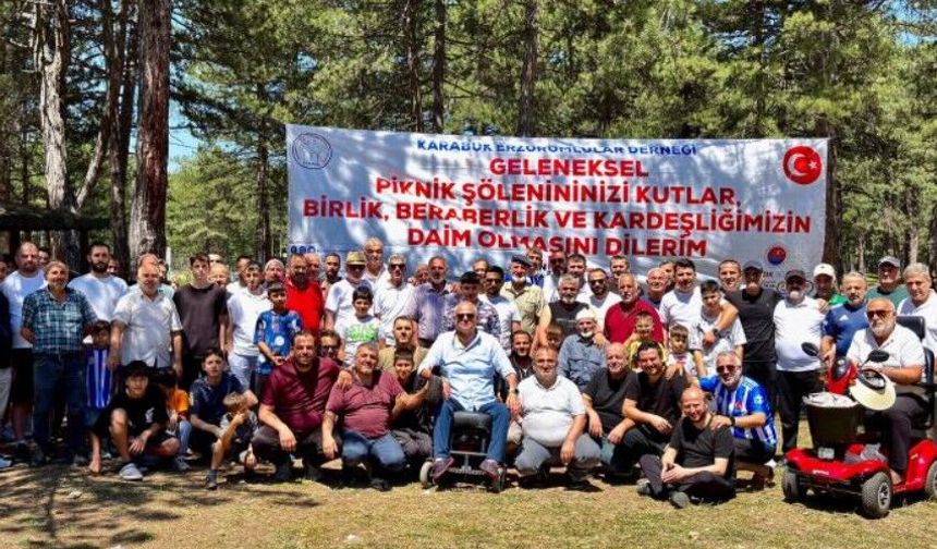 Dadaşlar geleneksel piknik şöleninde buluştu