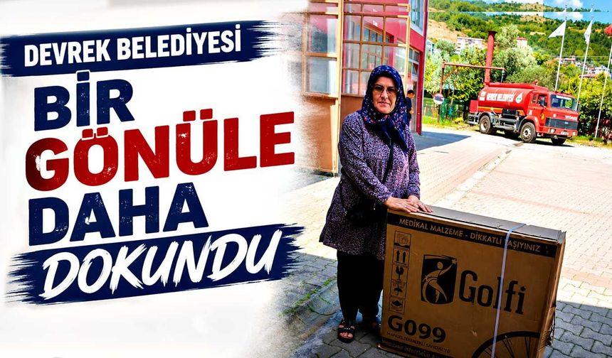 Devrek Belediyesi bir gönüle daha dokundu