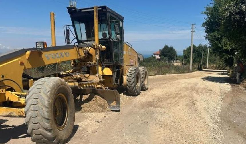 Düzce'de köylerde alt yapı çalışmaları sürüyor