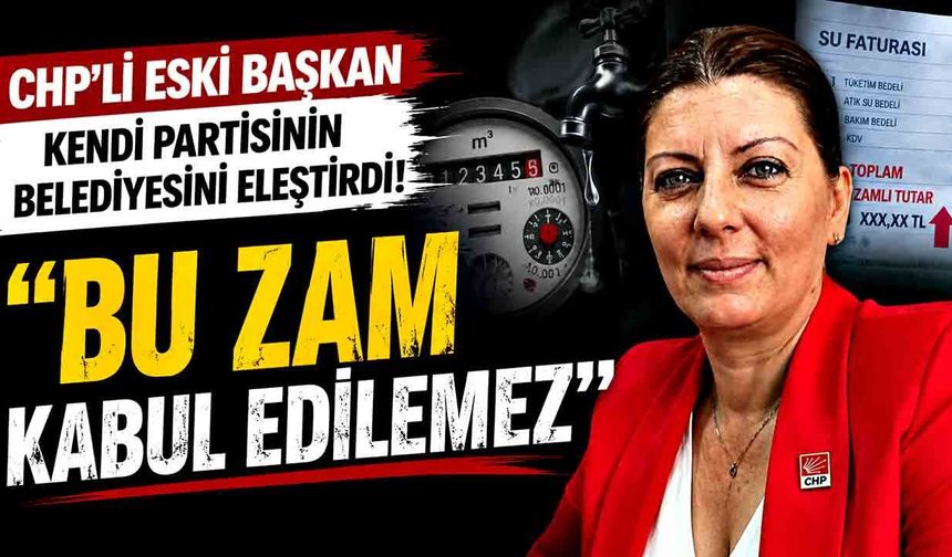 CHP'li Eski Başkan Kendi Partisinin Belediyesini Eleştirdi; Dün yanlış dediğimize bugün doğru diyemeyiz
