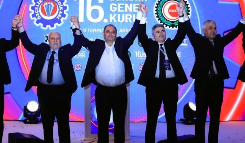 Değirmenci yeniden genel başkan seçildi, Özçelik-İş'te güven tazeledi