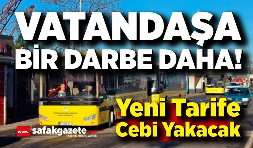 Zonguldak’ta Vatandaşa Bir Darbe Daha! Halk Otobüsü Ücretleri Arttı