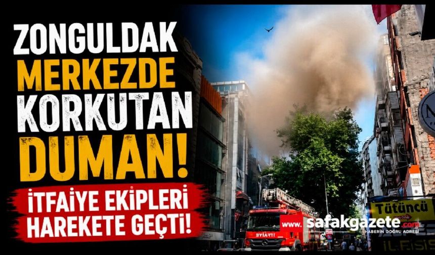 Zonguldak Merkezde Korkutan Duman: İtfaiye Ekipleri Harekete Geçti!