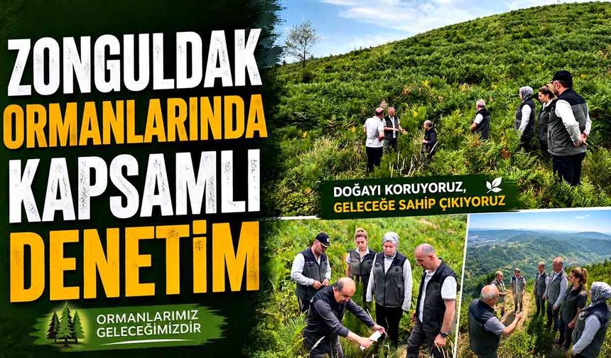 Ormanlarda Yoğun Mesai! Çalışmalar Yerinde Denetlendi