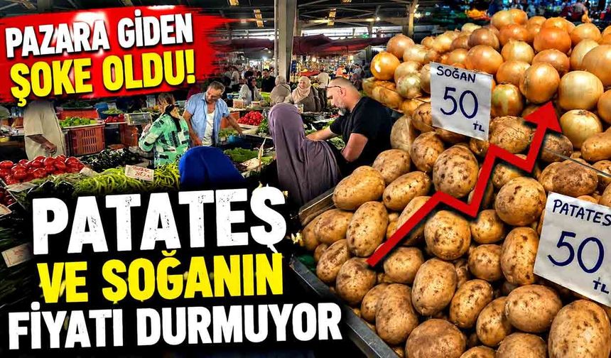 Zonguldak'ta Tezgâhlar Yandı! Patates ve Soğan Fiyatı Rekora Koşuyor