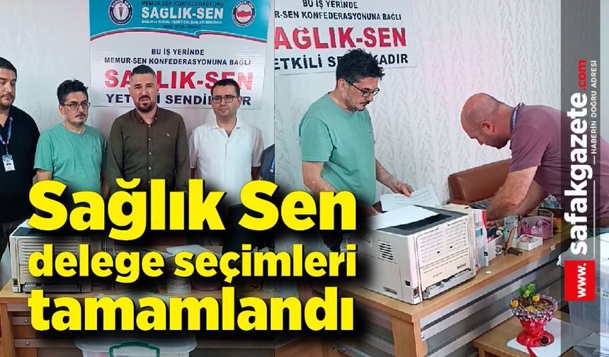 Sağlık Sen delege seçimleri tamamlandı