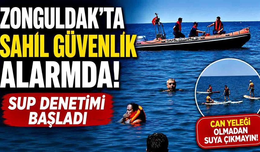 Zonguldak Sahillerinde Yeni Çılgınlık: Plajlarda Adım Başı "SUP", Ekipler Teyakkuzda!