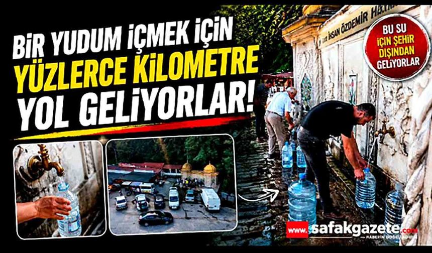Düzce-ZonguldakBir Yudum İçmek İçin Yüzlerce Kilometre Yol Geliyorlar!