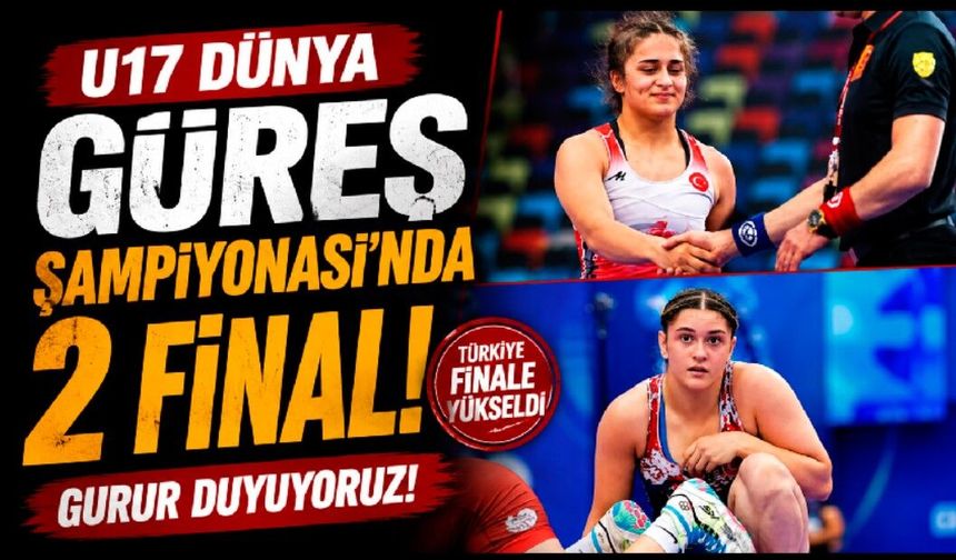 U17 Dünya Güreş Şampiyonası'nda 2 final