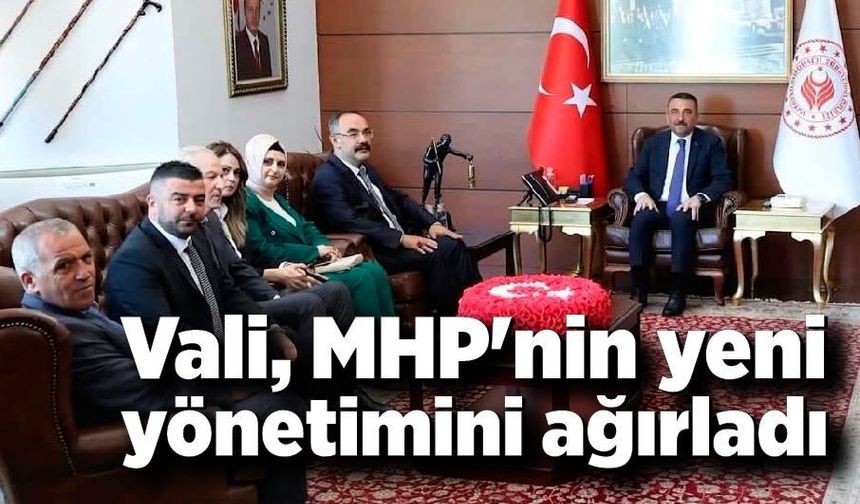Vali Hacıbektaşoğlu, MHP'nin Yeni Yönetimini Ağırladı