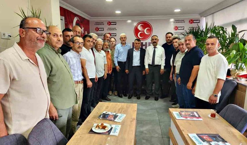 MHP önceki dönem il başkanı Öztürk’ten ziyaret