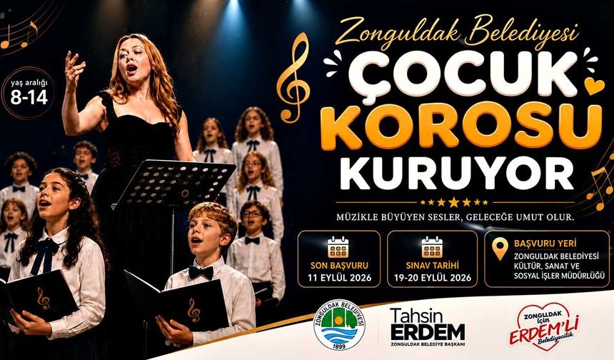 Zonguldak Belediyesi Çocuk Korosu kuruyor