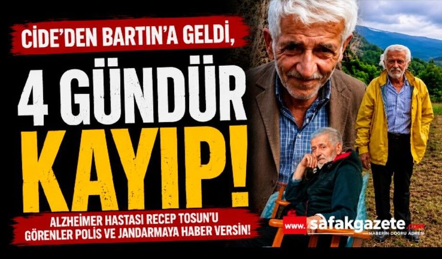 Bartın'da ekipler kayıp şahıs için alarma geçti