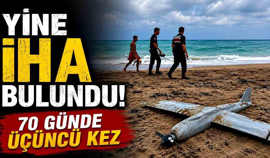 Bartın açıklarında esrarengiz iha! 70 günde üçüncü kez bulundu