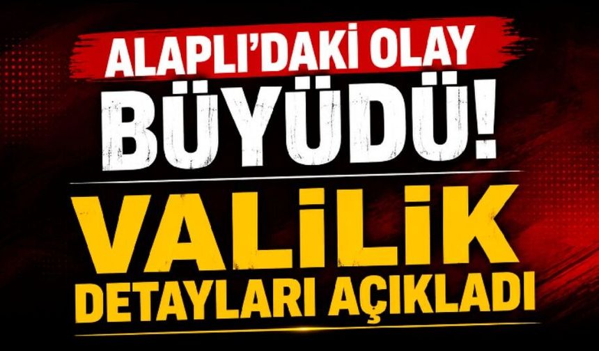 Zonguldak Valiliği açıkladı: Olayın nedeni aileler arasındaki anlaşmazlık