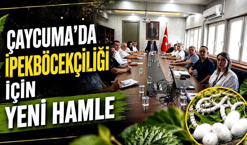 Çaycuma’da ipekböcekçiliği için yeni hamle
