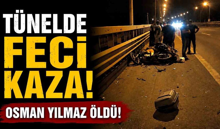 Kamyona arkadan çarpan motosikletin sürücüsü hayatını kaybetti