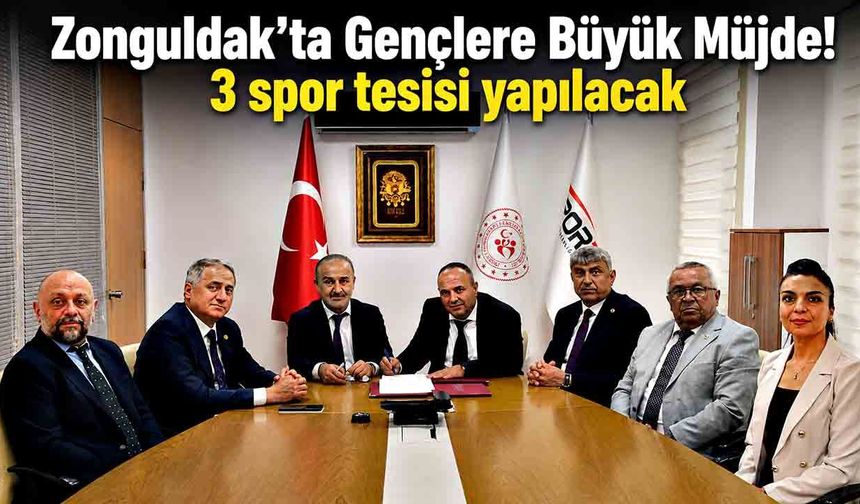 Zonguldak’ta Spor Yatırımları Hız Kesmiyor! 3 Beldeye Yeni Tesis