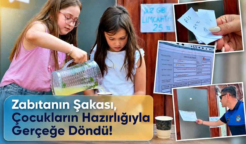 "Şikayet var" diyen zabıtaya el yapımı "vergi levhası"